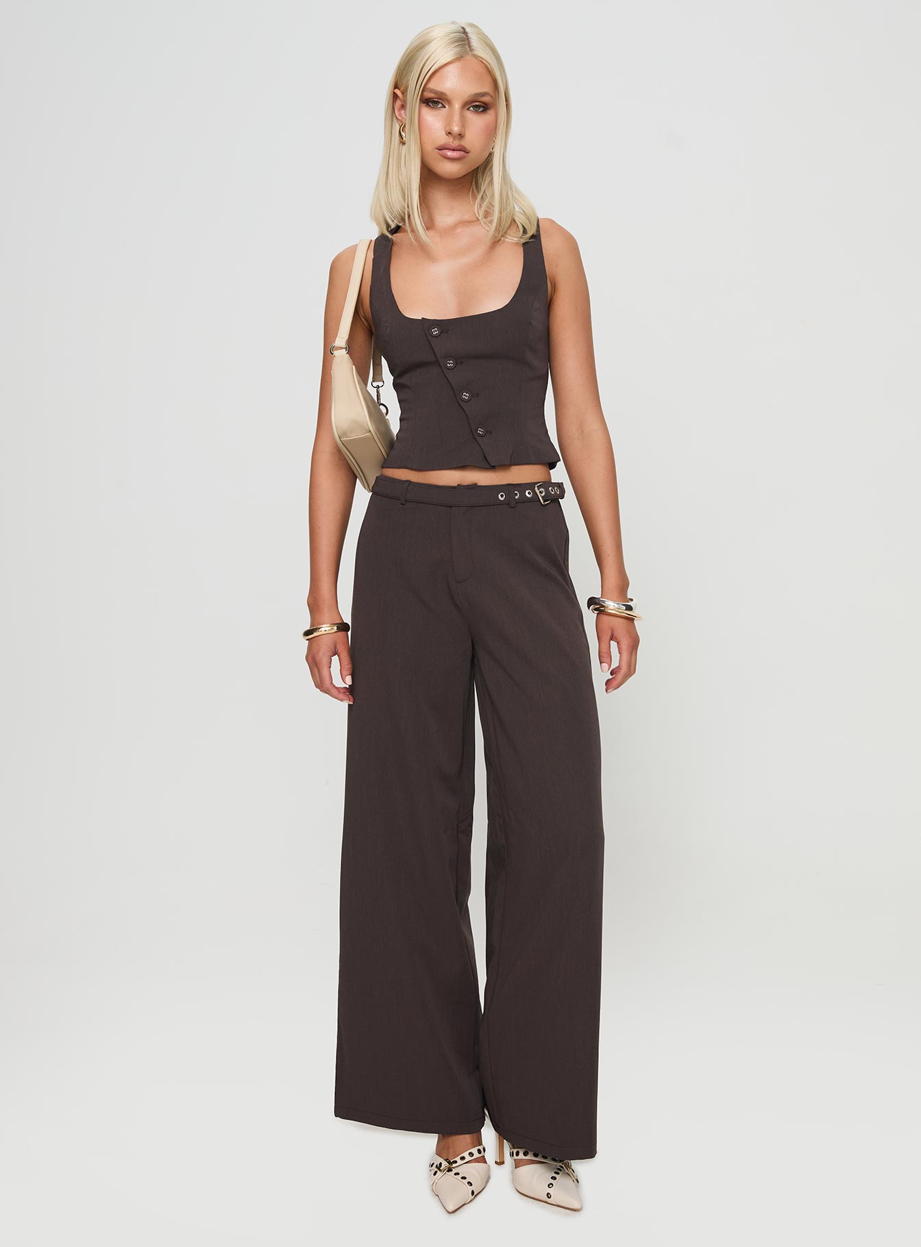 Miku Pants Brown