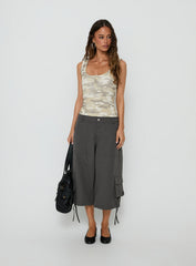 Relaxer 3/4 Cargo Pants Charcoal