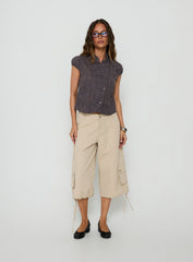 Relaxer 3/4 Cargo Pants Beige
