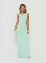 Kaidee Ruched Maxi Dress Jelly Mint