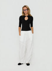 Mankind Baggy Cargo Pants White