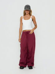 Mankind Baggy Cargo Pants Red
