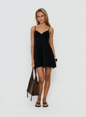 Lunya Mini Dress Black