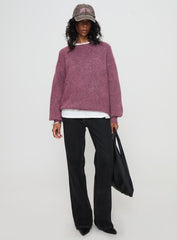 Ryanna Sweater Burgundy
