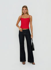 Elanah Structured Cami Top Red