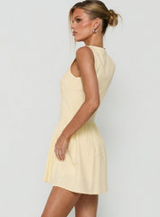 Ettalie Cinched Waist Playsuit Butter