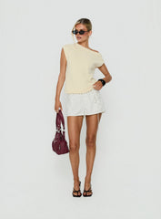 Ashfield Off Shoulder Top Lemon