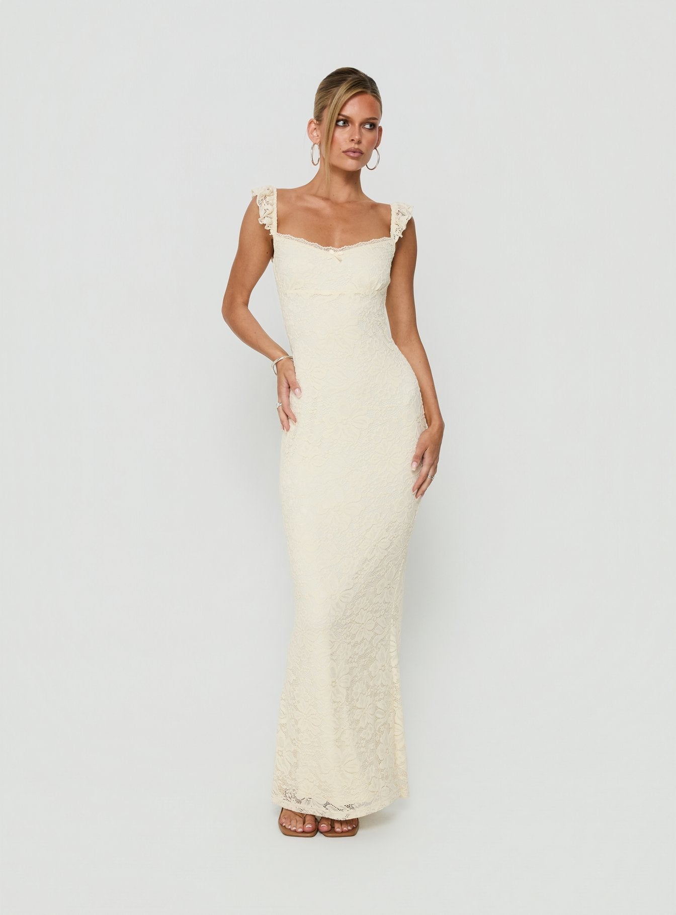 Beacall Maxi Dress Lemon