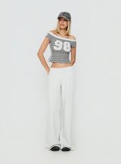 98 Baby Off The Shoulder Top Stripe