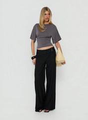 Cedars Low Rise Pant Black