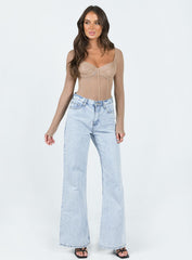 Leonie Bodysuit Beige