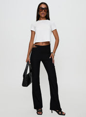 Eyes On You Flare Pants Black