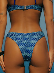 Esplanade High Side Bikini Bottoms Blue