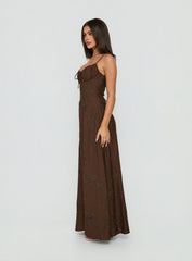 Members Only Maxi Dress Brown