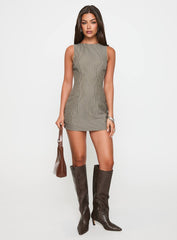 Yumiko Romper Green Stripe Tall