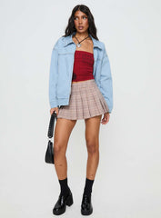 Goldsmith Denim Bomber Jacket Light Wash