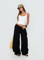 Lunea Concealed Waistband Pants Black