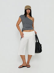 Oren Capri Trouser Ivory