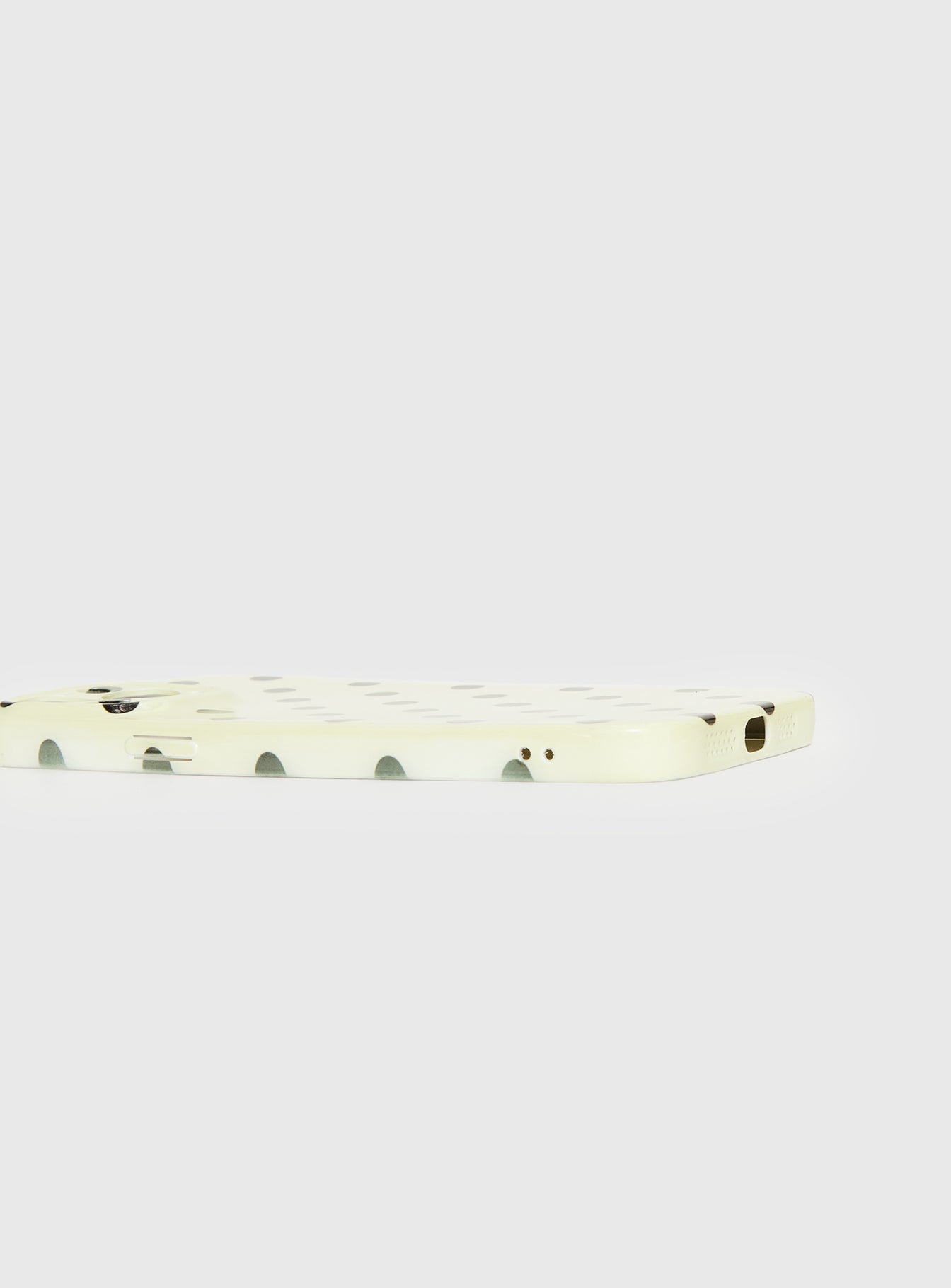 Milda iPhone Case Butter / Brown Polka