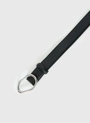 Elenna Faux Leather Belt Black / Silver