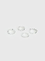 Cosmic Crush Ring Pack Silver