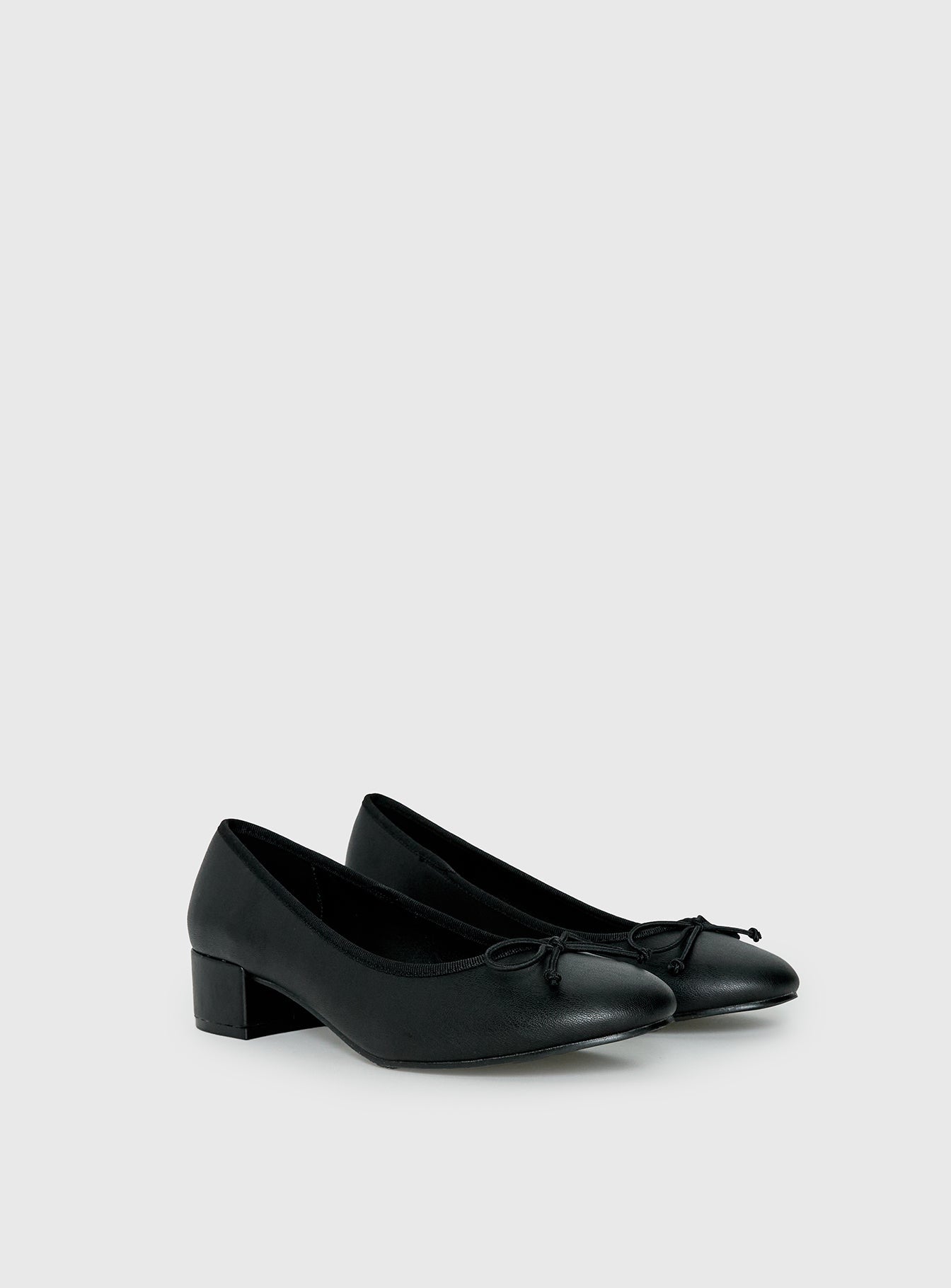 Therapy Diana Heeled Ballet Flats Black