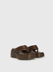 Therapy Flames Platform Sandals Brown