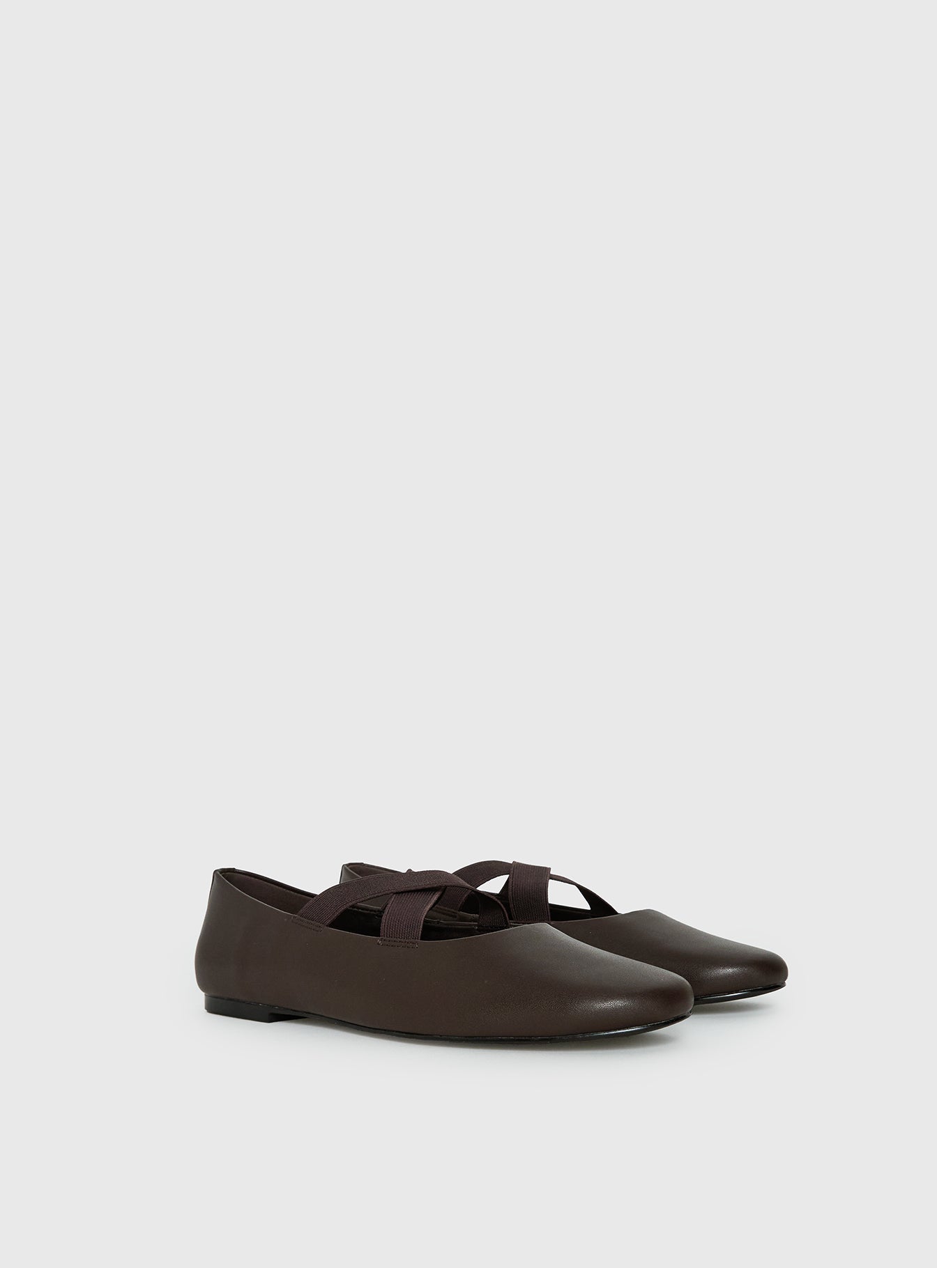 Zevra Sporty Ballet Flats Brown