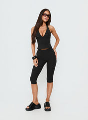 Power Hour Active Capri Leggings Black