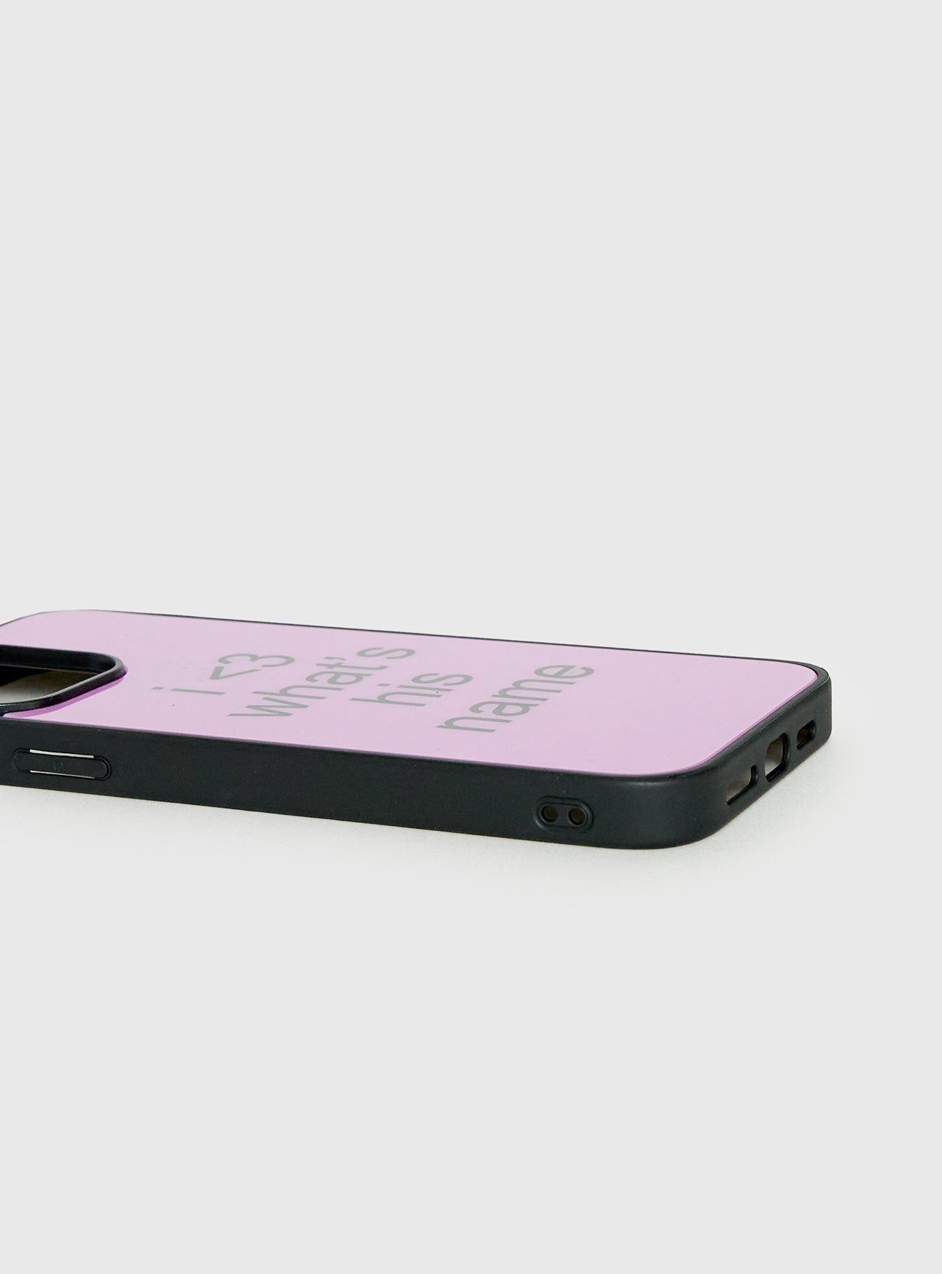 I Love What's His Name iPhone Case Pink