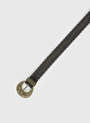 Jacklin Woven Belt Brown / Gold