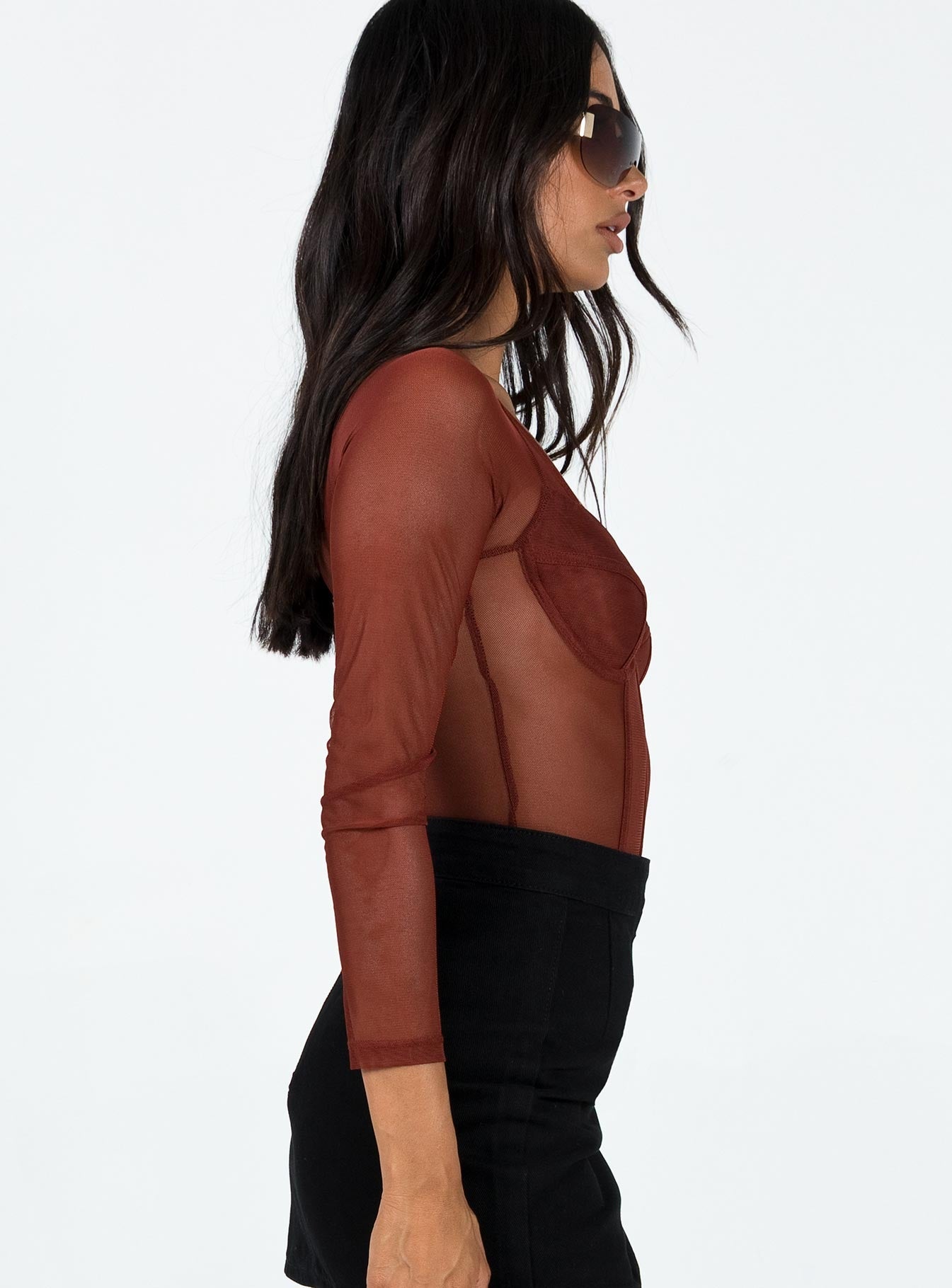 Leonie Bodysuit Brown