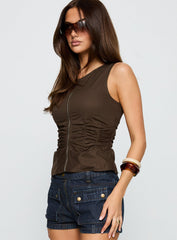Isibel Top Brown