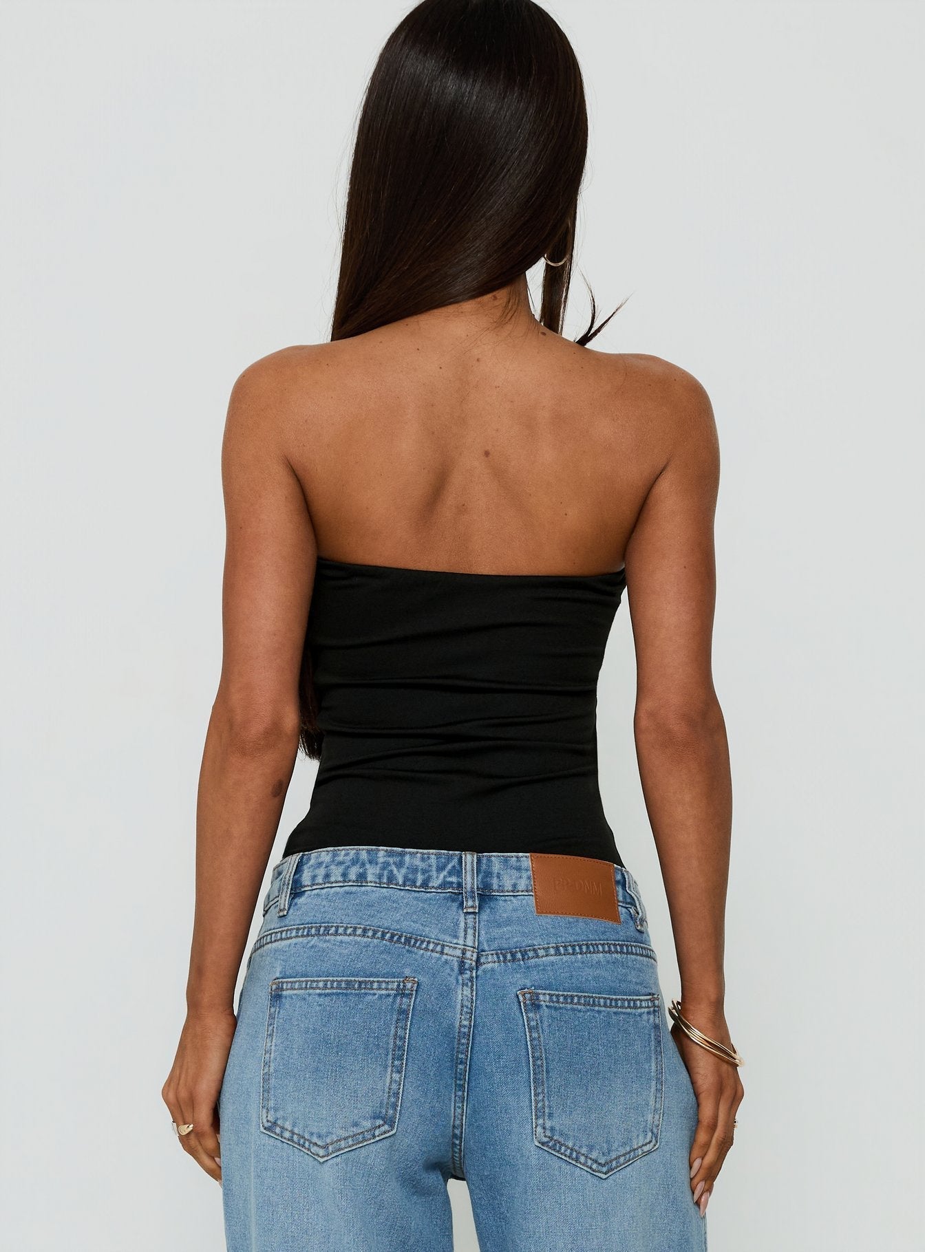 Namari Strapless Bodysuit Black