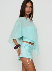 Senzo Wrap Shorts Blue
