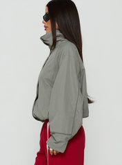Shoreline Windbreaker Jacket Grey