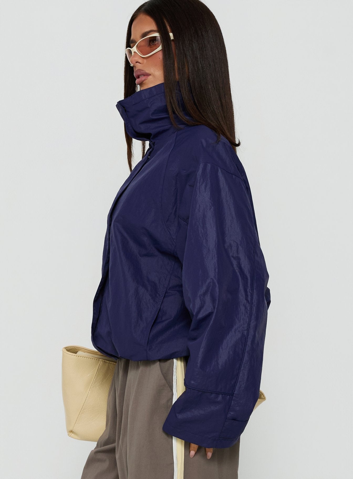 Shoreline Windbreaker Jacket Navy