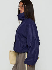 Shoreline Windbreaker Jacket Navy