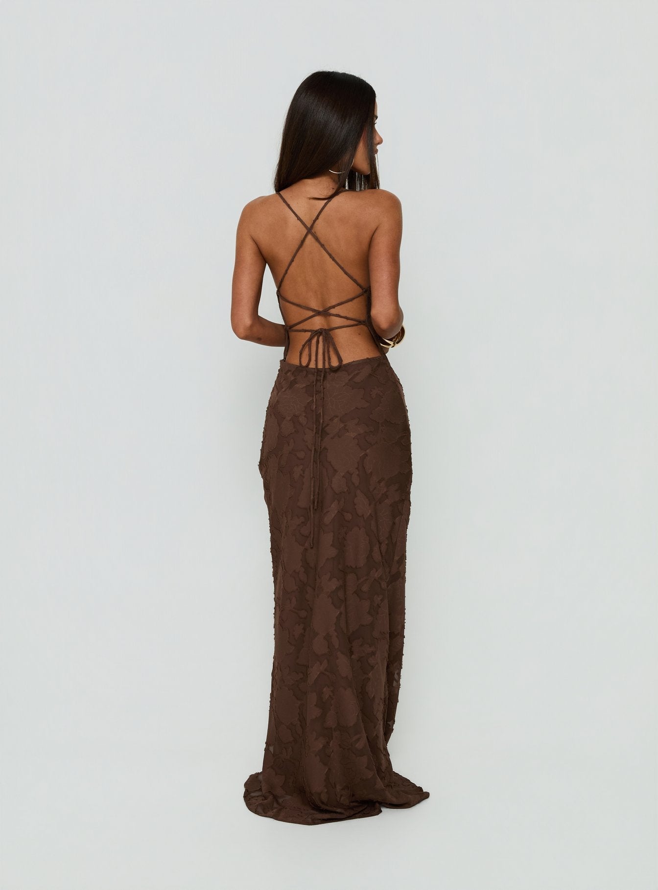 Celena Maxi Dress Brown