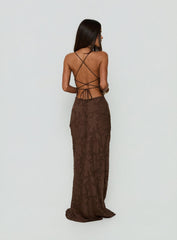 Celena Maxi Dress Brown