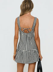 Orivelle Tie Back Romper Black / White