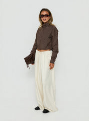 Bungala Oversized Relaxed Pants Ivory