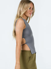 Uzo Top Grey