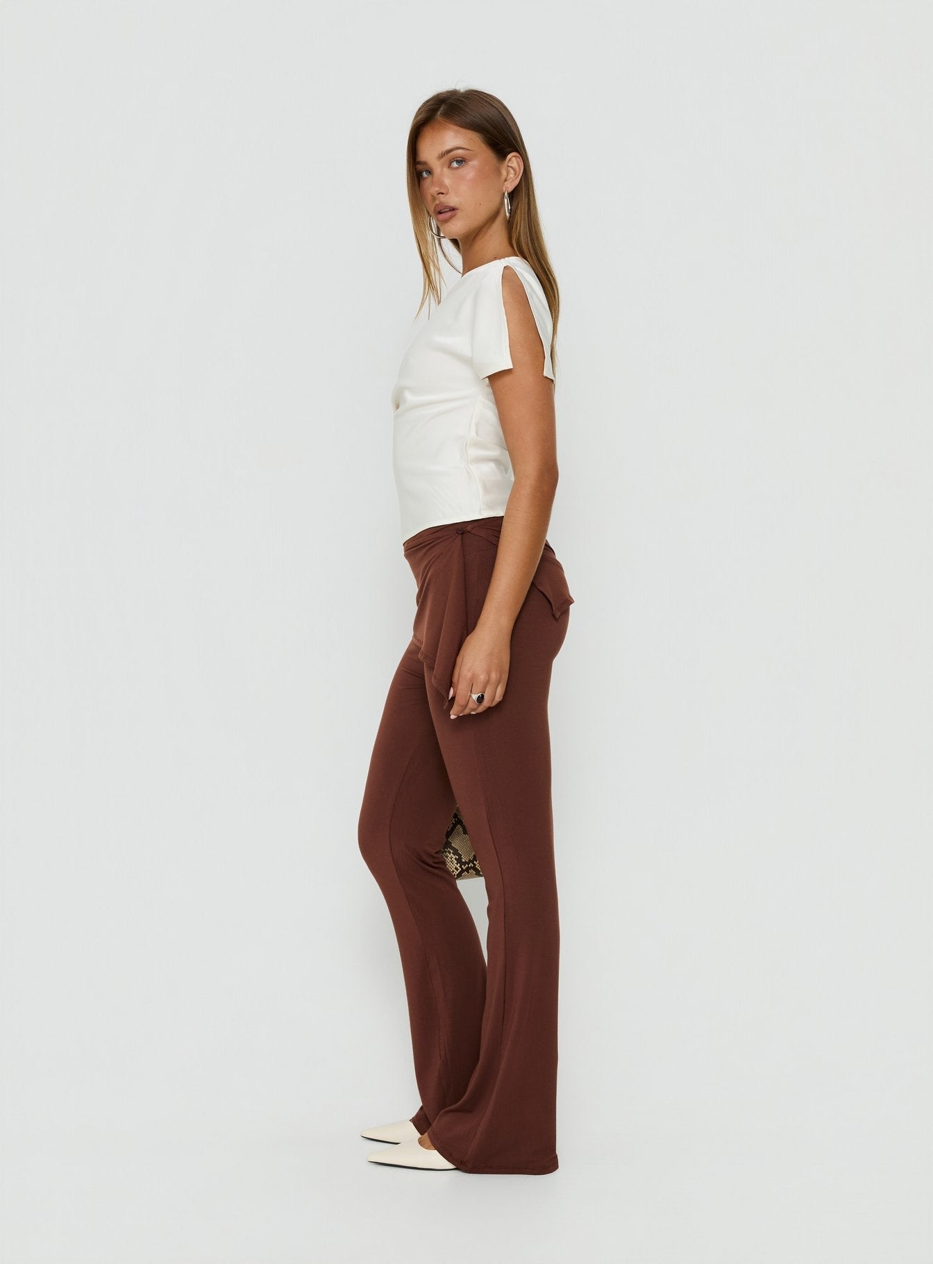 Masimo Layered Pants Chocolate