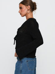 Swain Knit Cardigan Black