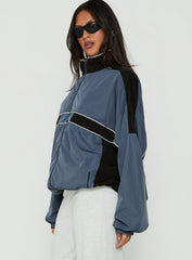 Rhode Windbreaker Slate Blue