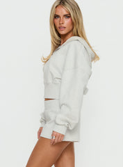 Daybreak Rib Waist Shorts Snow Marle