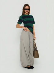 Your Orbit Nylon Baggy Pants Grey