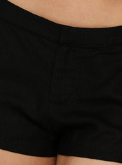 Youma Micro Shorts Black