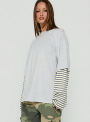 Bottega Shirt Ash Stripe